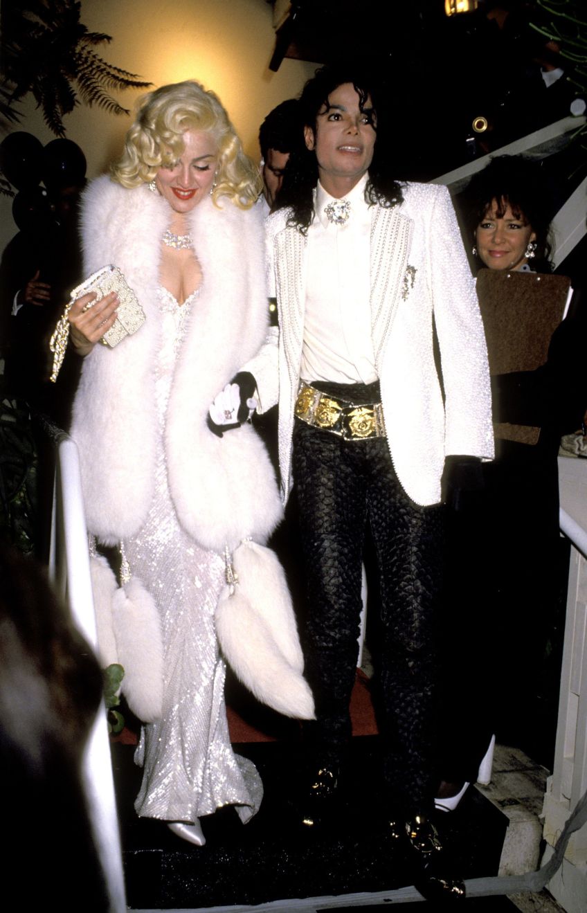 Michael Jackson e Madonna durante a cerimônia do Oscar de 1991 / Ron Galella/Ron Galella Collection via Getty Images