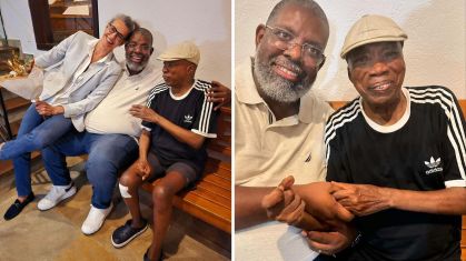 Milton Nascimento se diverte com Péricles e Simone