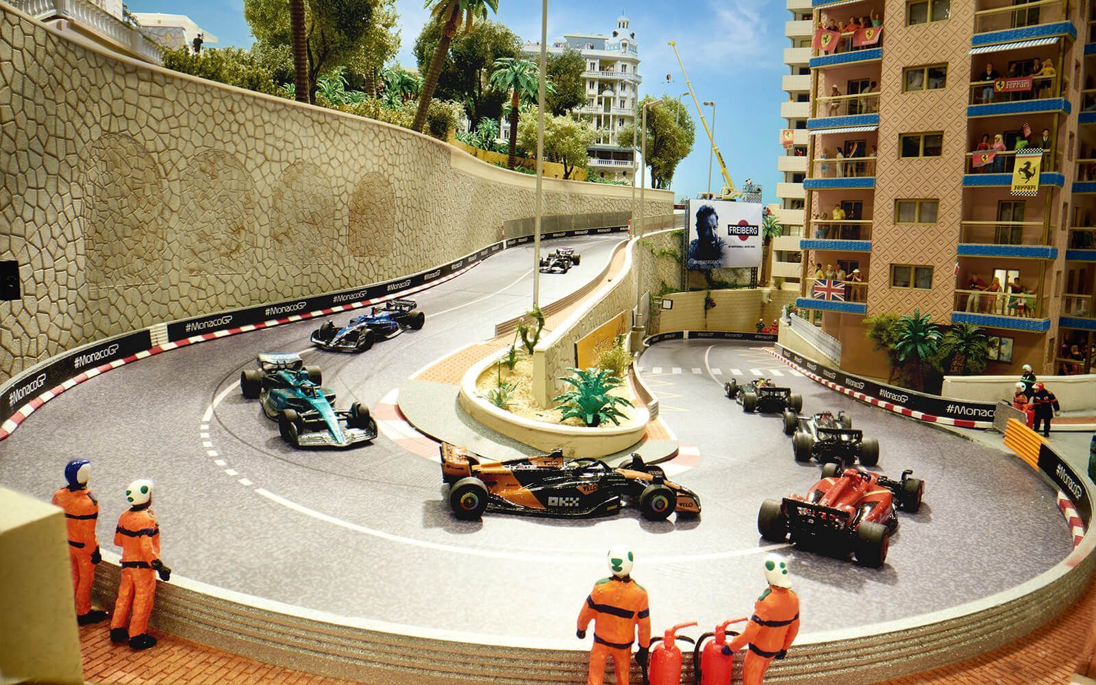 Miniatura de Mônaco com o GP de Fórmula 1