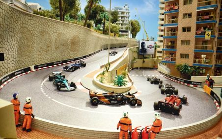 Miniatura de Mônaco com o GP de Fórmula 1