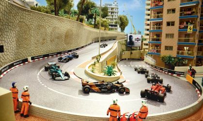 Miniatura de Mônaco com o GP de Fórmula 1