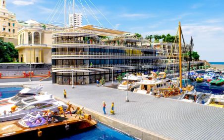 Miniatura de Mônaco com o GP de Fórmula 1