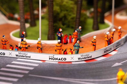 Miniatura de Mônaco com o GP de Fórmula 1