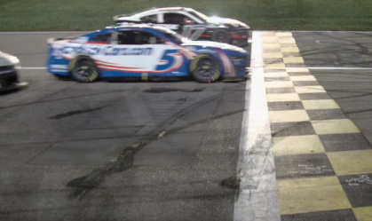 Piloto vence prova da NASCAR por 0,001 segundo; veja momento da chegada