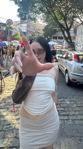 Noah Cyrus passeia por São Paulo antes de show no C6 Fest / Reprodução/Instagram