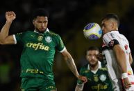 Palmeiras joga mal, mas segura Botafogo-SP e se classifica na Copa do Brasil
