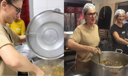 Paola Carosella se voluntaria e faz comida no RS: "Solidariedade é a resposta"