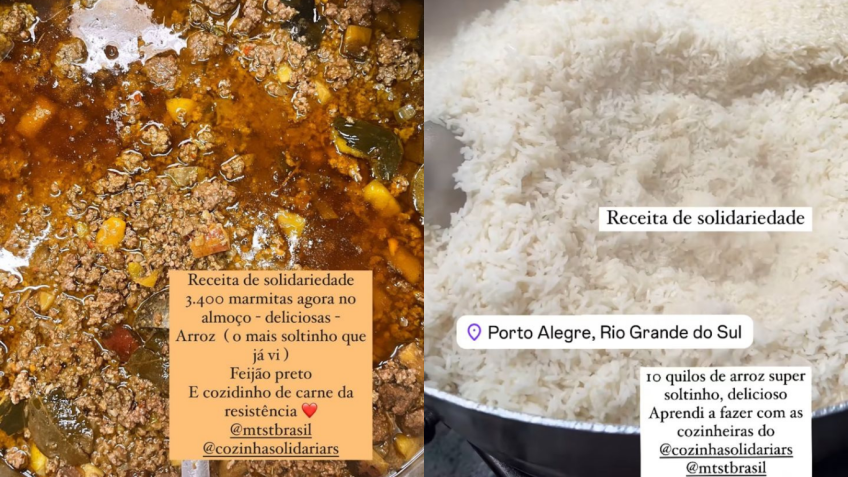 Paola Carosella compartilhou receita realizada no RS / Reprodução/Instagram