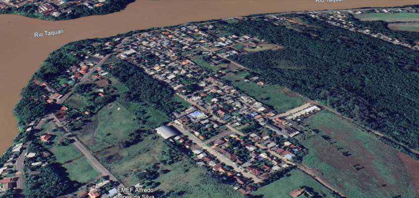 Bairro Passo de Estrela antes da chuva