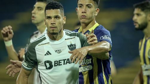 Paulinho marcou o gol da vitória do Atlético-MG sobre o Rosario Central