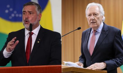 Paulo Pimenta e Ricardo Lewandowski