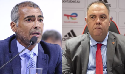 Romário e Marcos Braz são investigados por suposto esquema de corrupção no Rio