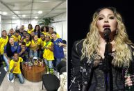 Madonna elogiou o som dos chocalhos e agogôs, diz ritmista que tocou em show