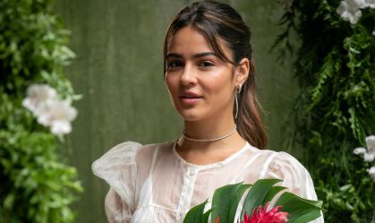 Veja o look de Sandra para se casar com João Pedro em "Renascer"