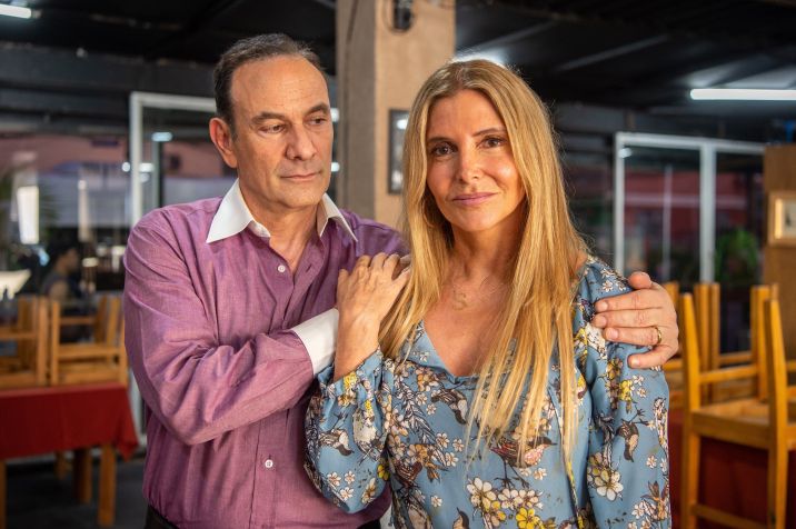 Nestor (Marco Ricca) e Silvana (Maria Padilha) em "Justiça 2" / Divulgação/Globo