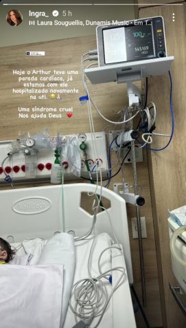 Publicação no perfil de Ingra Soares, mãe de Arthur / Reprodução/Instagram