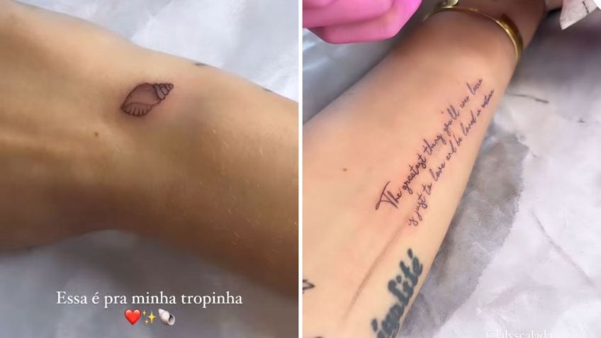 Yasmin Brunet faz tatuagem em homenagem aos fãs / Reprodução/Yasmin Brunet/Instagram
