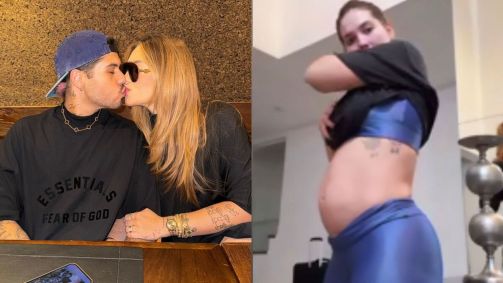 Montagem com fotos do casal Virginia e Zé Felipe e do print de uma chamada de vídeo revelado pelo cantor