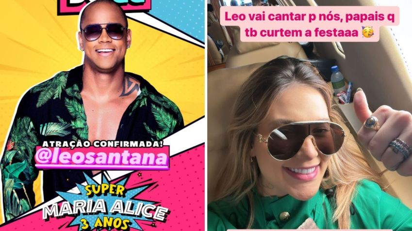 Virginia Fonseca anuncia Léo Santana em festa da filha / Reprodução/Virginia/Instagram