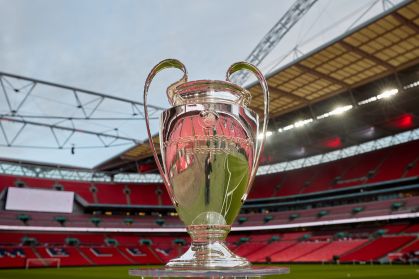 Taça da Champions League em Wembley