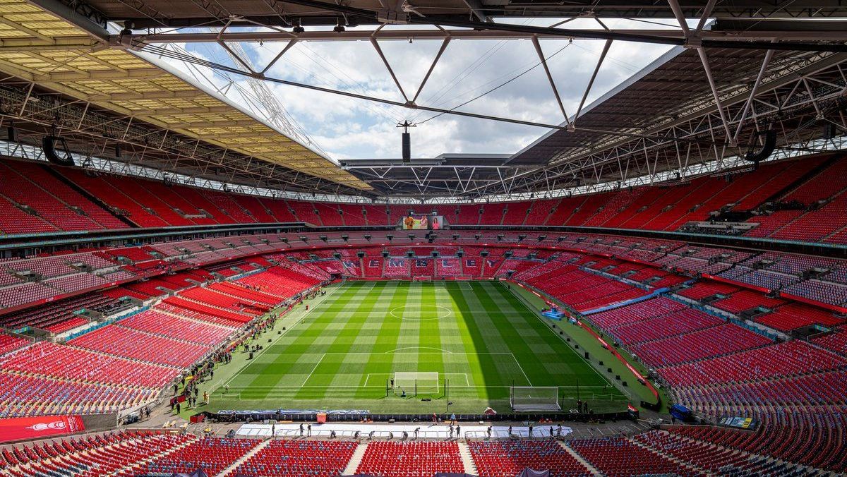 Estádio Wembley, em Londres, na Inglaterra