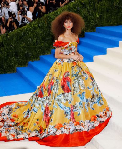 Zendaya no MET Gala 2017 / Jackson Lee/FilmMagic