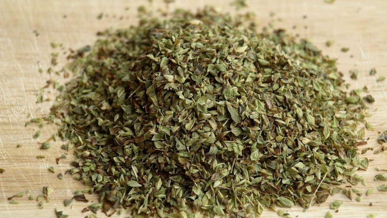 15 colheres de chá de orégano