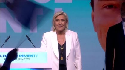 Na França, Le Pen convoca "patriotas" para constução de um governo majoritário