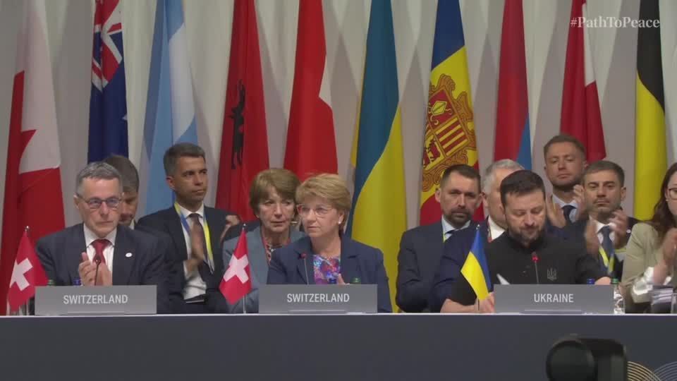 Majority of 90 countries at summit on peace for Ukraine sign declaration