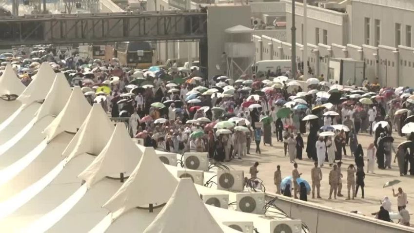 A ameaça da mudança climática paira sobre a peregrinação do hajj enquanto centenas morrem no calor • REUTERS / WILAYAT MUSTAFA