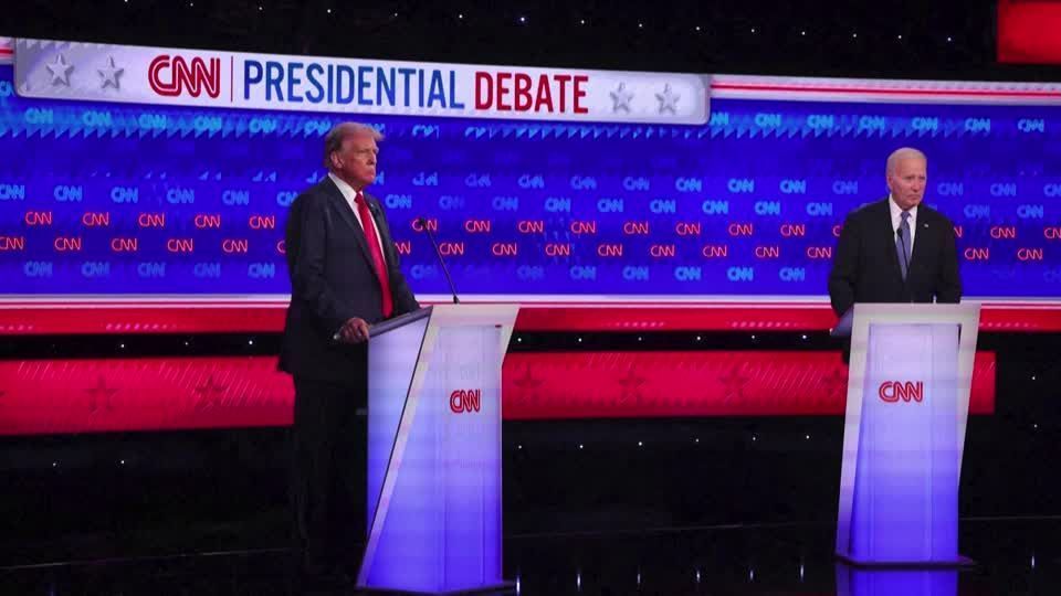 WRAP: Biden, Trump face off in first presidential debate
