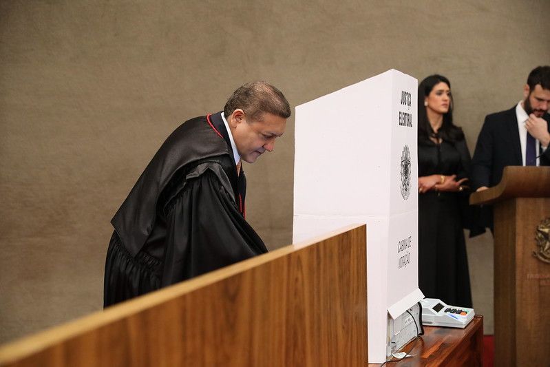 O ministro Nunes Marques no TSE