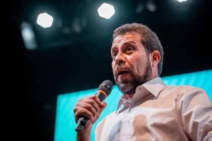 O deputado federal Guilherme Boulos (PSOL-SP), pré-candidato a prefeito de São Paulo