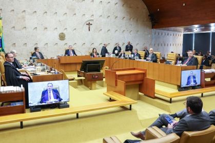 Sessão plenária do STF