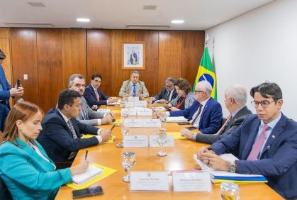 Reunião do governo com representantes da Fraport, concessionária do aeroporto de Porto Alegre