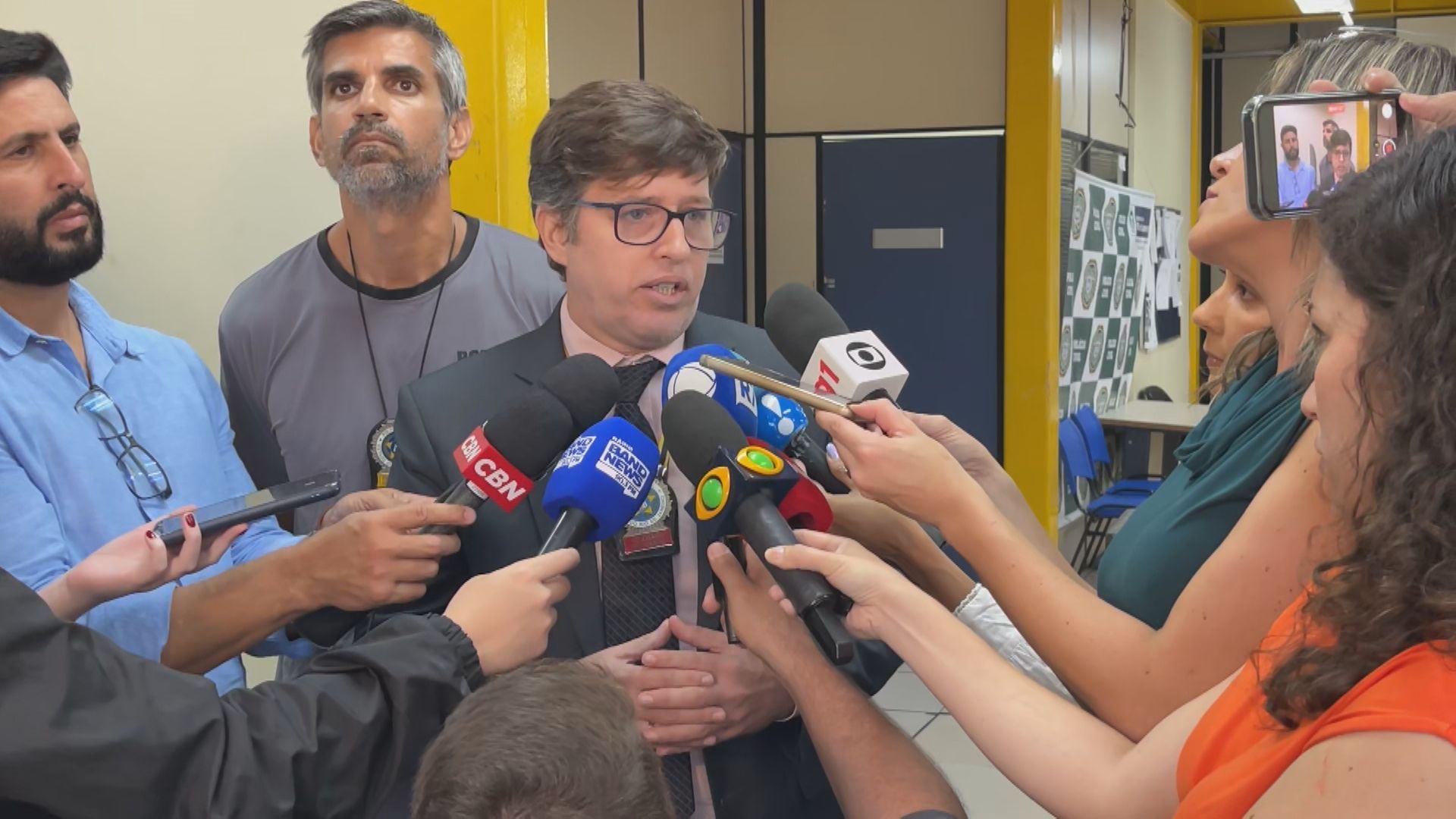 O delegado Marcos Buss, caso que investiga o envenenamento de um empresário no Rio de Janeiro