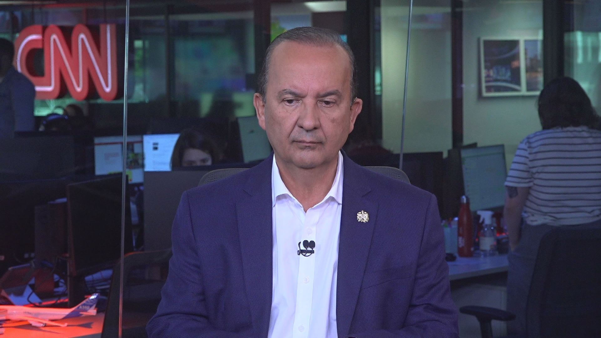 Jorginho Mello (PL-SC), governador de Santa Catarina, em entrevista à CNN