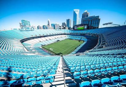 Bank of America Stadium, em Charlotte, Carolina do Norte