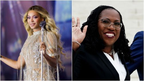 Beyoncé e Ketanji Brown Jackson, juíza da Suprema Corte dos Estados Unidos