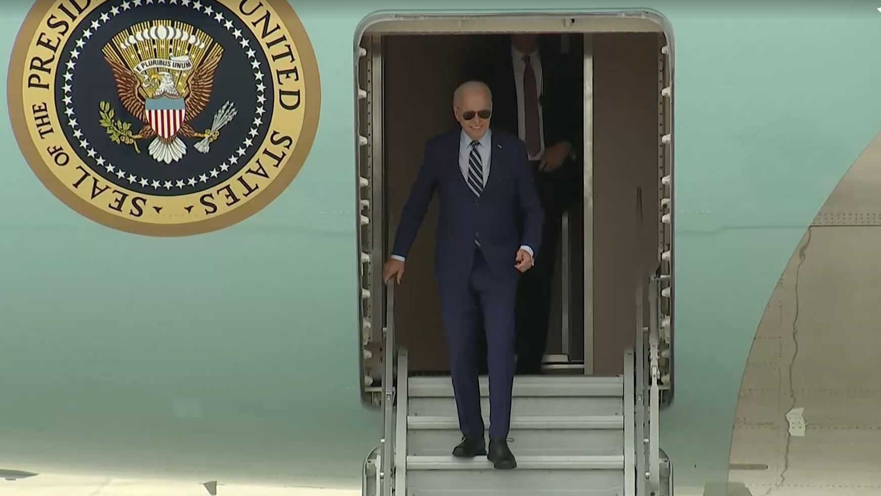 Joe Biden chega a Atlanta para debate da CNN