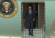 Joe Biden chega à Carolina do Norte após debate presidencial
