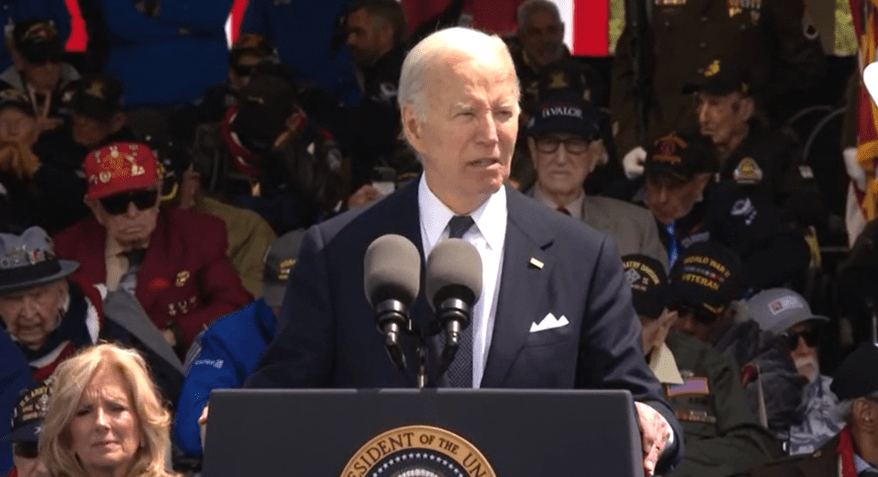 Biden discursa na Normandia em celebração ao 80º aniversário do Dia D / CNN Newsource