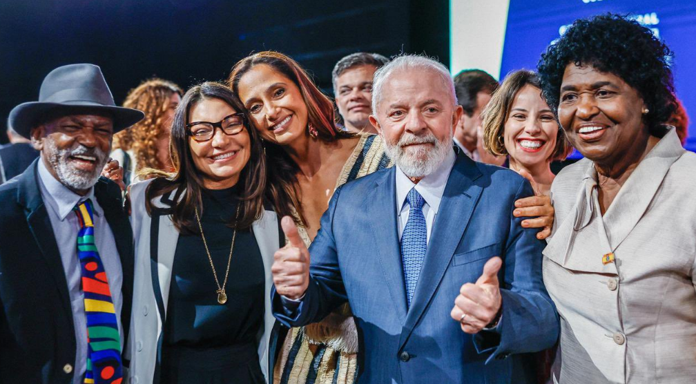 O presidente Luiz Inácio Lula da Silva (PT) em evento no Rio sobre investimentos na área de cultura
