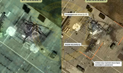 Ucrânia diz ter destruído caça russo essencial à ação militar do Kremlin