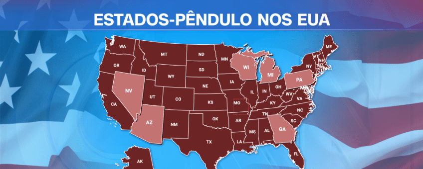 Estados-pêndulo nos Estados Unidos / CNN