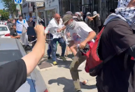 Protesto pró-Palestina acaba em confusão em Los Angeles