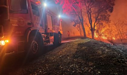 Bombeiros tentam combater incêndios no Pantanal em junho de 2024