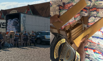 Prisão de uma tonelada de maconha no interior de SP