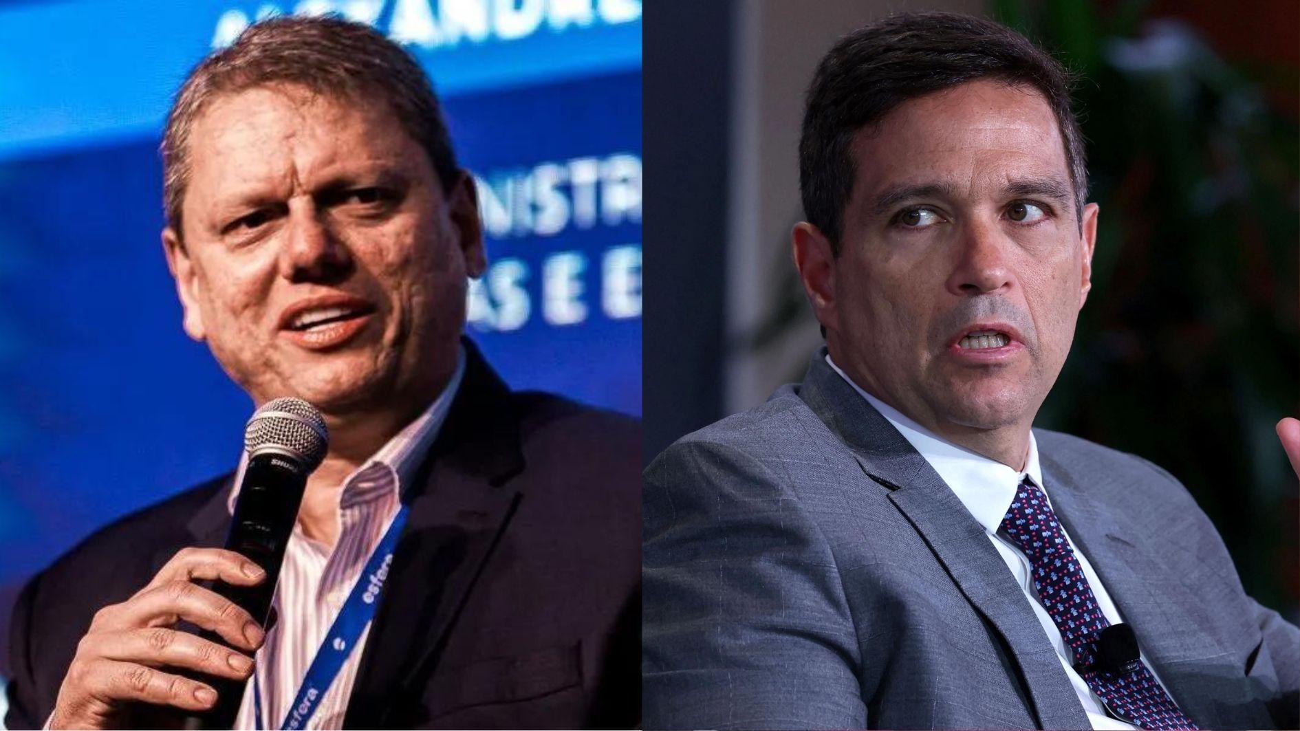 Tarcísio de Freitas e Roberto Campos Neto