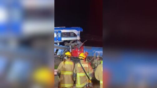 Vídeo mostra resultado de colisão de trens no Chile
